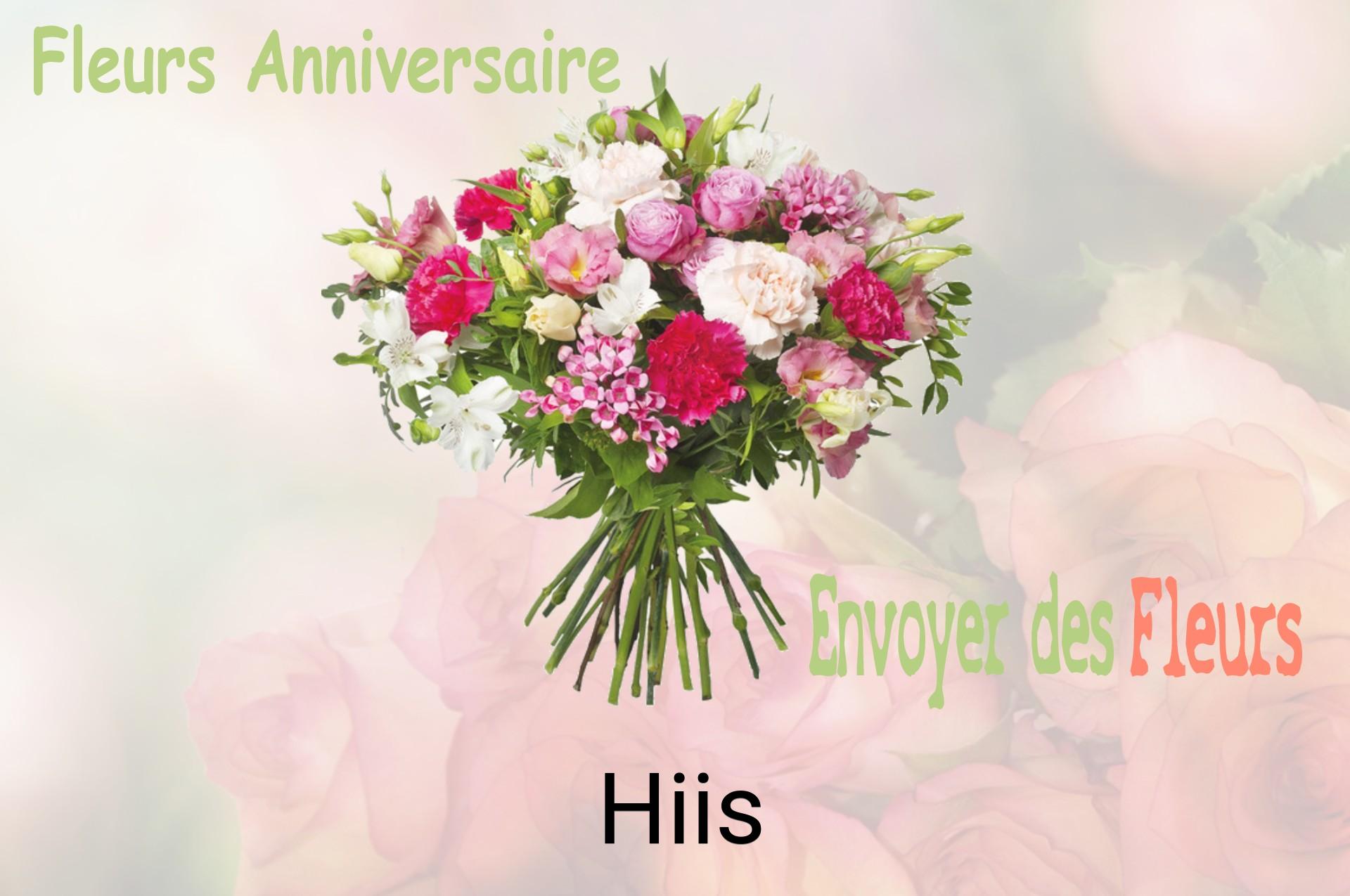 Bouquet de fleurs d’anniversaire livré à Hiis